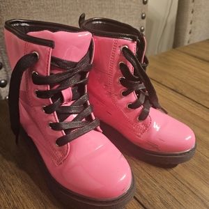 Pink boots